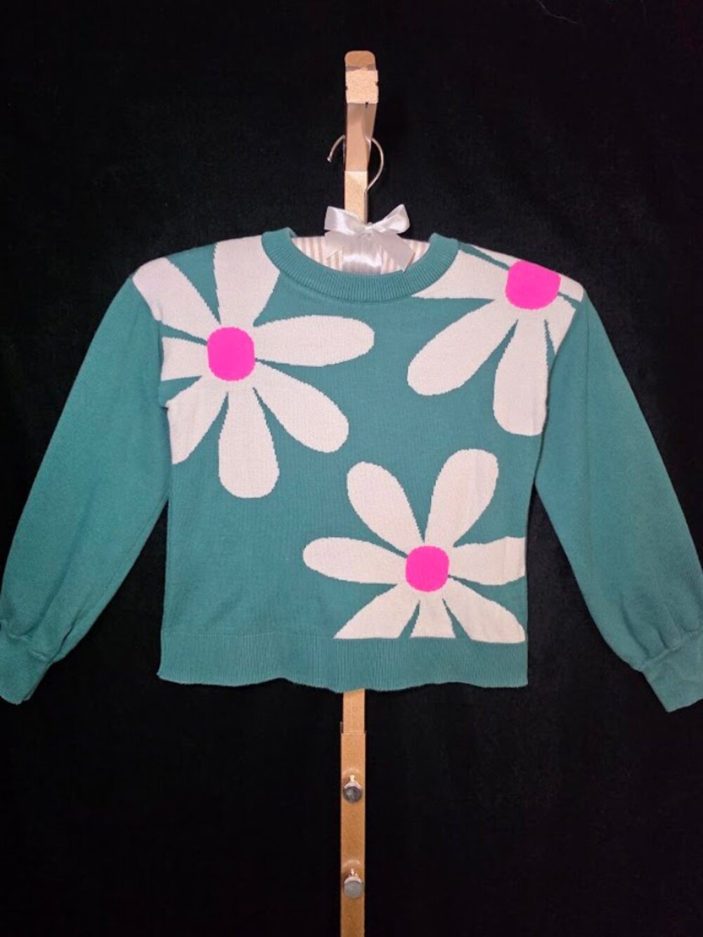 Gap Girl's Relaxed Print Intarsia Sweater M(8-10)